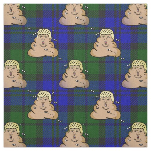 Trump plaid poep stof (Swatch)