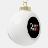 Trump Poetin 2016 Keramische Bal Ornament (Links)