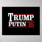 Trump Poetin 2016 Poster (Voorkant)