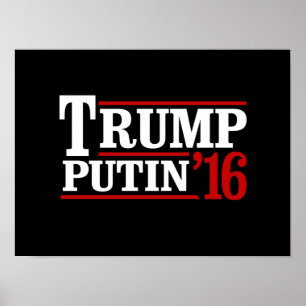 Trump Poetin 2016 Poster