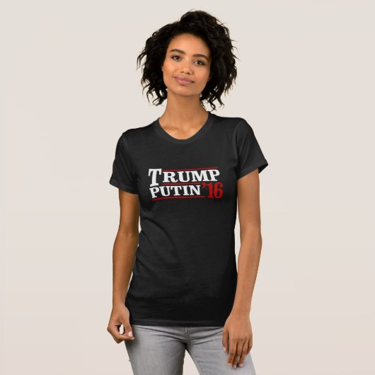 Trump Poetin 2016 T-shirt (Voorkant volledig)
