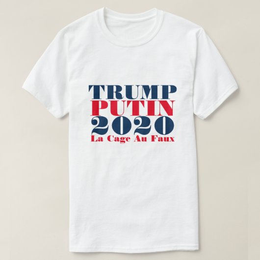 Trump Poetin 2020 T-shirt (Design voorkant)