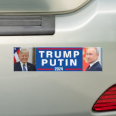 TRUMP/POETIN 2024 Bumpersticker (Op auto)