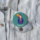 Trump - Poetin Russische pop Ronde Button 7,6 Cm (In situ)