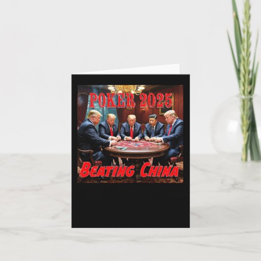 Trump Poker 2025 Kaart (Voorkant)