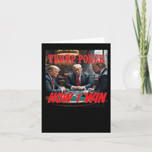 Trump Poker Kaart (Voorkant)