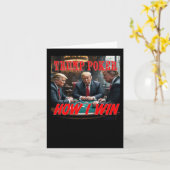 Trump Poker Kaart (Gele Bloem)