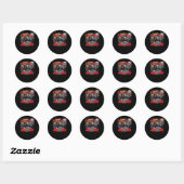 Trump Poker Ronde Sticker (Vel)