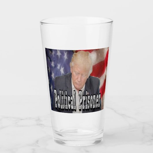 Trump politiek gevangene glas (Voorkant)