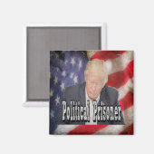 Trump politiek gevangene magneet (Voorkant / Achterkant)