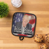 Trump politiek gevangene pannenlap (Top down)