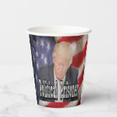 Trump politiek gevangene papieren bekers (Achterkant)