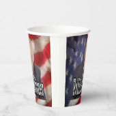 Trump politiek gevangene papieren bekers (Rechts)