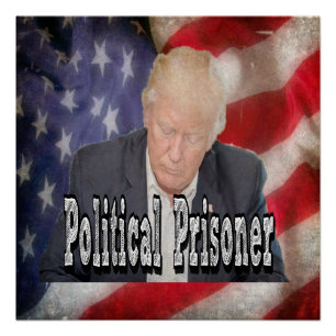 Trump politiek gevangene perfect poster
