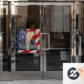 Trump politiek gevangene raamsticker (Kantoordeur)