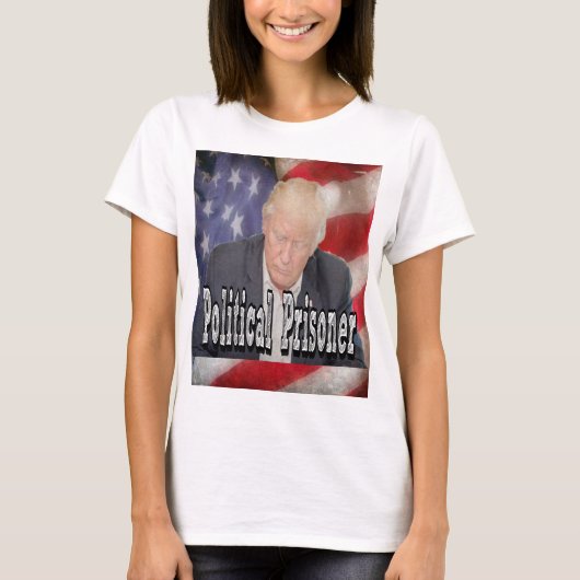 Trump politiek gevangene t-shirt (Voorkant)