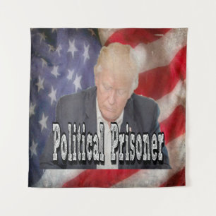 Trump politiek gevangene wandkleed
