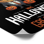 Trump Pompoen Maakt Halloween Weer Groot Poster (Hoek)