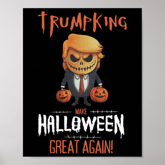 Trump Pompoen Maakt Halloween Weer Groot Poster (Voorkant)