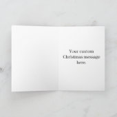 Trump Pop Art Christmas Card Custom Message MAGA Kaart (Binnen)