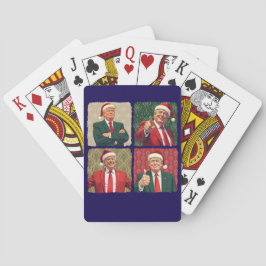 Trump Pop Art Christmas Playing Cards MAGA Pokerkaarten