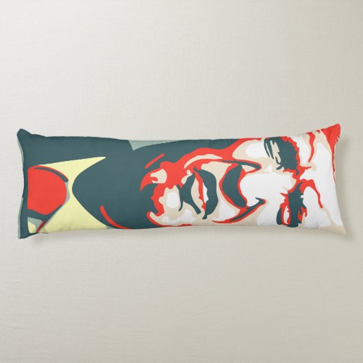 Trump pop art lichaamskussen (Achterkant)