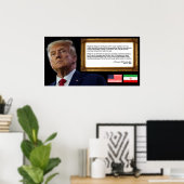 Trump Poster (Thuiskantoor)