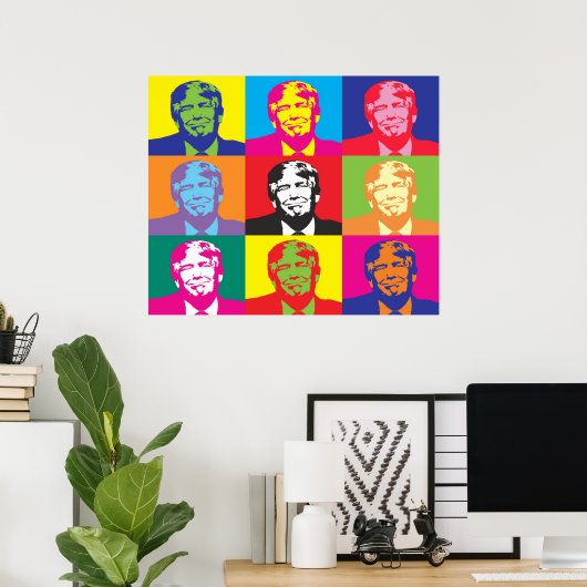 Trump Poster (Thuiskantoor)