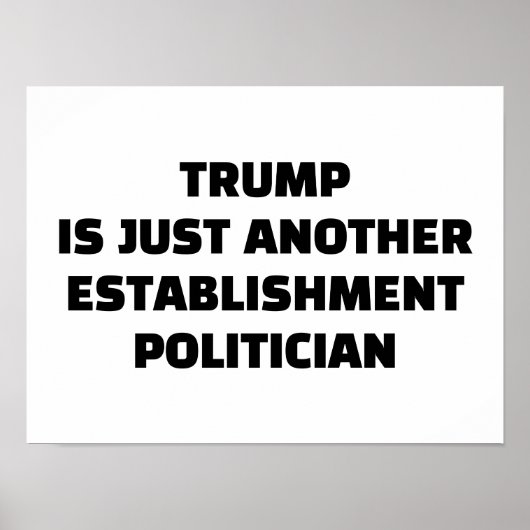 Trump Poster (Voorkant)