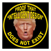 Trump: Poster "Intelligent design" (Voorkant)