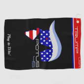TRUMP POTUS19 Golf Towel Golfhanddoek (Horizontaal)