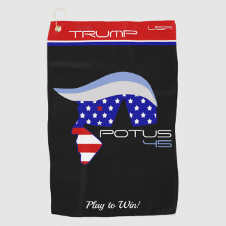 TRUMP POTUS19 Golf Towel Golfhanddoek