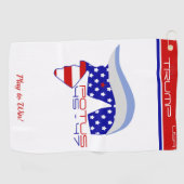 TRUMP POTUS 45-47 Golf Handdoek (Horizontaal)