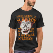 Trump Potvis ExplosieWashington DC T-shirt (Voorkant)