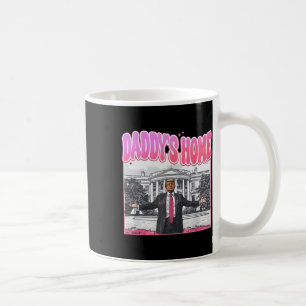 Trump President 2024 T-shirt Funny Daddy's Home Tr Koffiemok