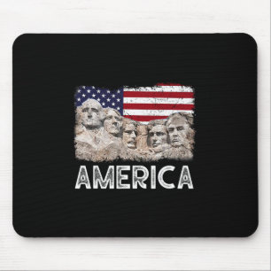 Trump President 45e Rushmore Berg Amerikaanse Vlag Muismat