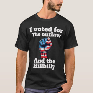 Trump President-elect I stemde op Outlaw Hillbilly T-shirt