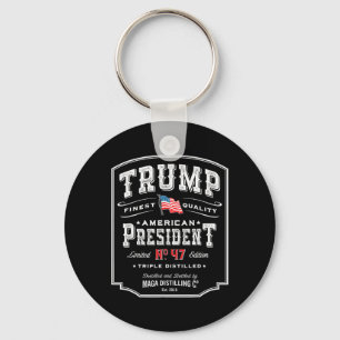 Trump President N 47 Whiskey Verenigde Staten Sleutelhanger
