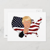 Trump President oom Sam Usa America Flag Briefkaart (Voorkant / Achterkant)