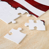 Trump President oom Sam Usa America Flag Legpuzzel (Zijkant)