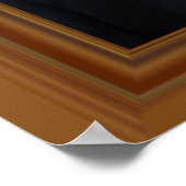 Trump President Portret 🇺🇸😁 Glimlachen Poster (Hoek)