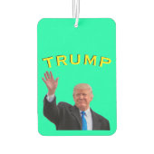 Trump President Portret 🇺🇸😁 Waving Luchtverfrisser (Achterkant)