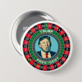 Trump President Ronde Button 7,6 Cm (Voorkant /achterkant)