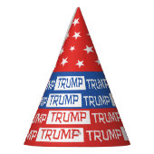 Trump - President TRUMP Paper Party Pet Feesthoedjes (Links)