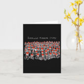 Trump President USA Flag Halloween Horror Story Kaart (Gele Bloem)