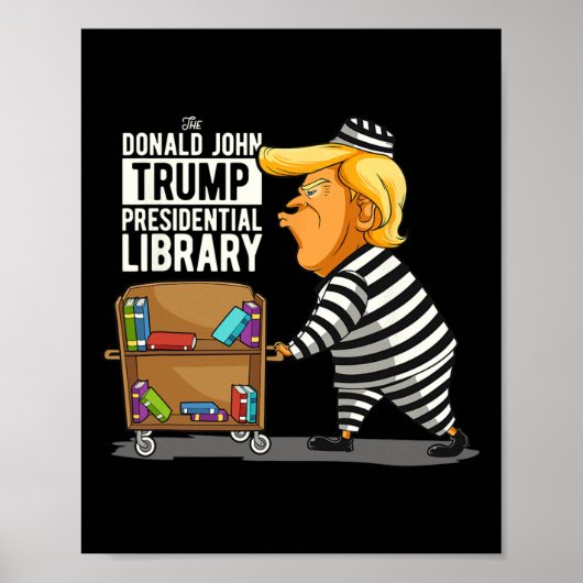 Trump Presidential Library Grappig Anti Trump Poster (Voorkant)