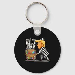 Trump Presidential Library Grappig Anti Trump Sleutelhanger