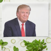 Trump Presidentieel 💪 Goud Theedoek (Gevouwen)