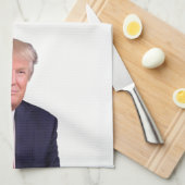 Trump Presidentieel 💪 Goud Theedoek (Quarter Fold)