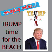 Trump Presidentieel Portret Strandlaken